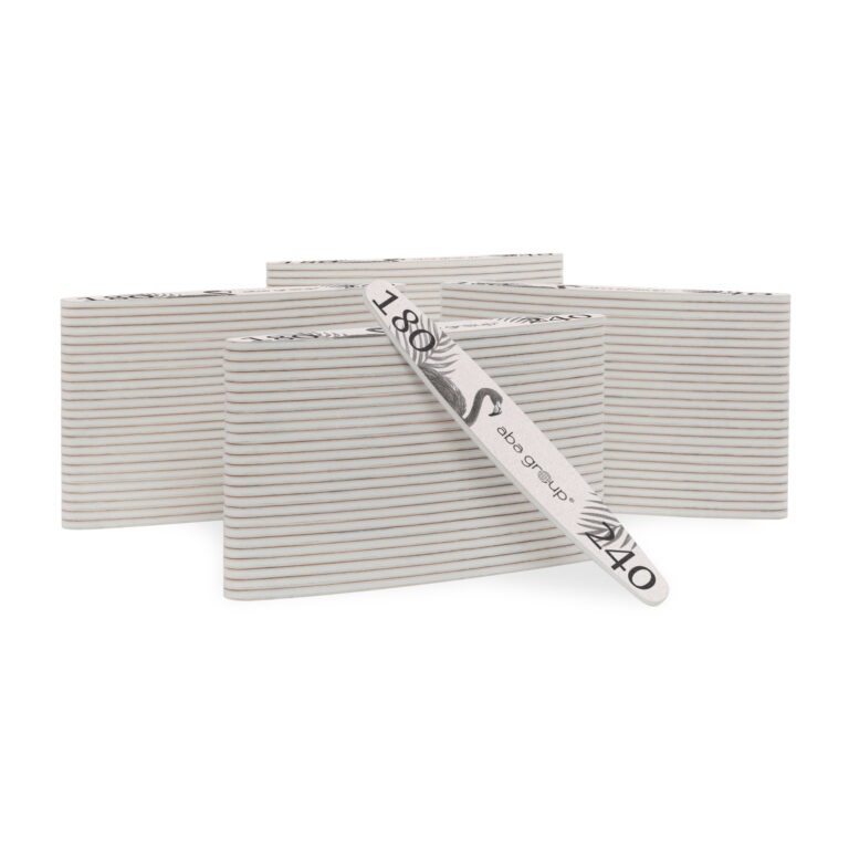 100 sztuk Pilników do paznokci FLAMING Aba Group WINGS 180/240 SLIM