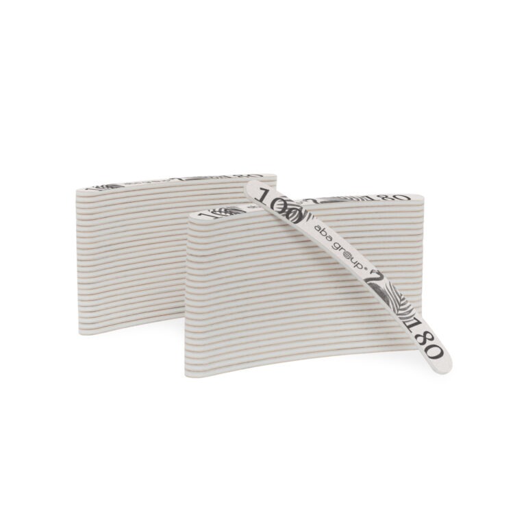 50 sztuk Pilników do paznokci FLAMING Aba Group BANAN 100/180 SLIM