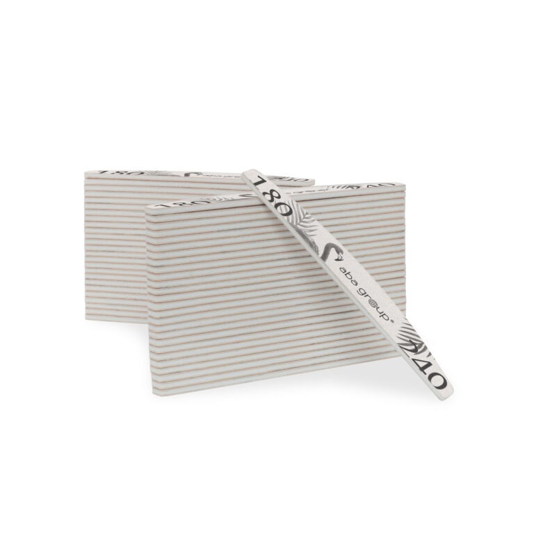 50 sztuk Pilników do paznokci FLAMING Aba Group PÓŁKSIĘŻYC 180/240 STANDARD