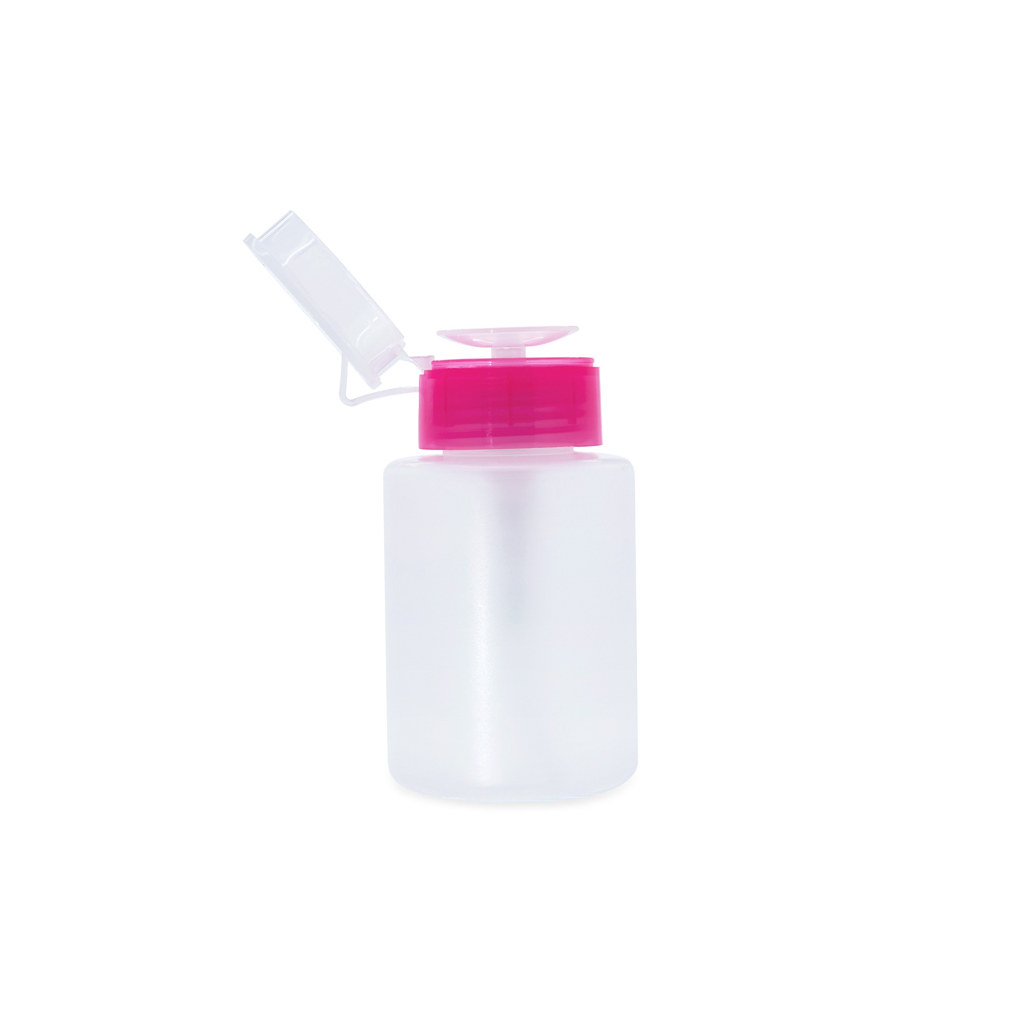 Dozownik z pompką – biały z różową nakrętką 150 ml