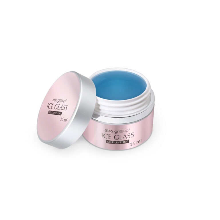 WYPRZEDAŻ – Aba Group żel samopoziomujący ICE GLASS SELF LEVELING GEL – transparentny, subtelny chłodny połysk, 15ml, data ważności 06.05.2023