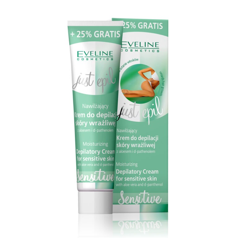 Eveline Cosmetics – JUST EPIL – Just Epil Nawilżający krem do depilacji skóry wrażliwej, 125 ml