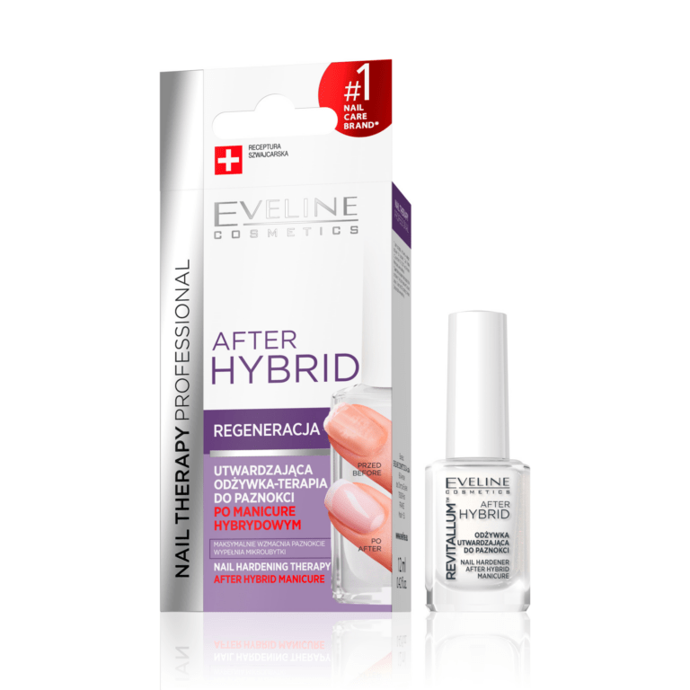 Eveline Cosmetics – NAIL THERAPY – Odżywka after hybrid utwardzająca, 12 ml