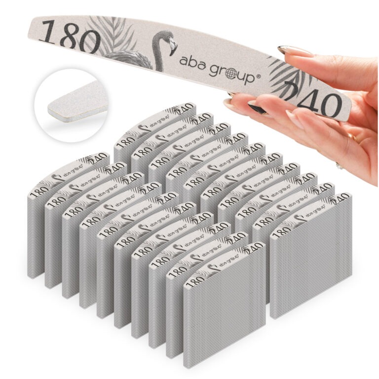 Pilnik do paznokci FLAMING Aba Group PROSTY 100/180 SLIM