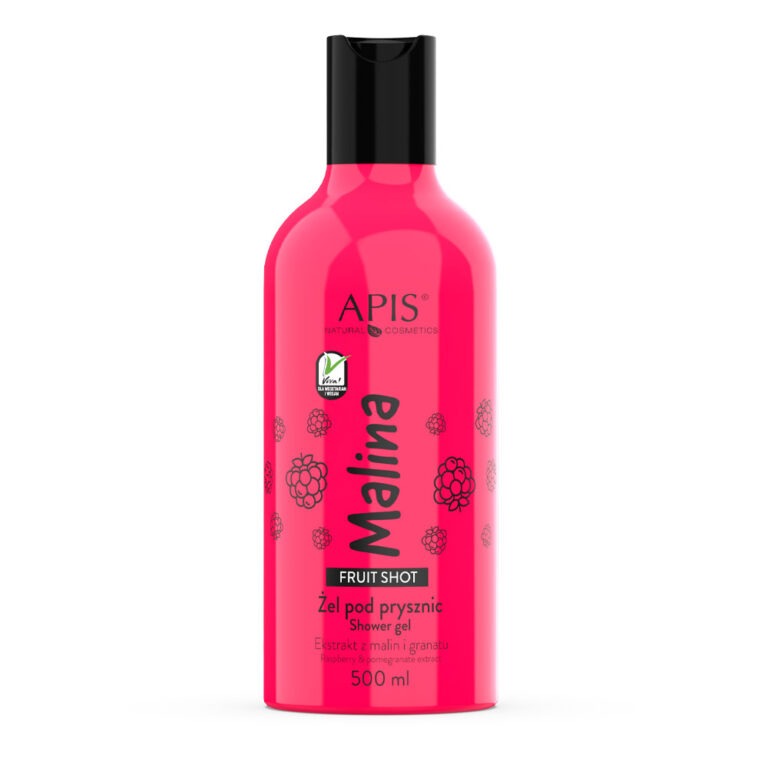 APIS – FRUIT SHOT – Malinowy żel pod prysznic, 500 ml (7300)