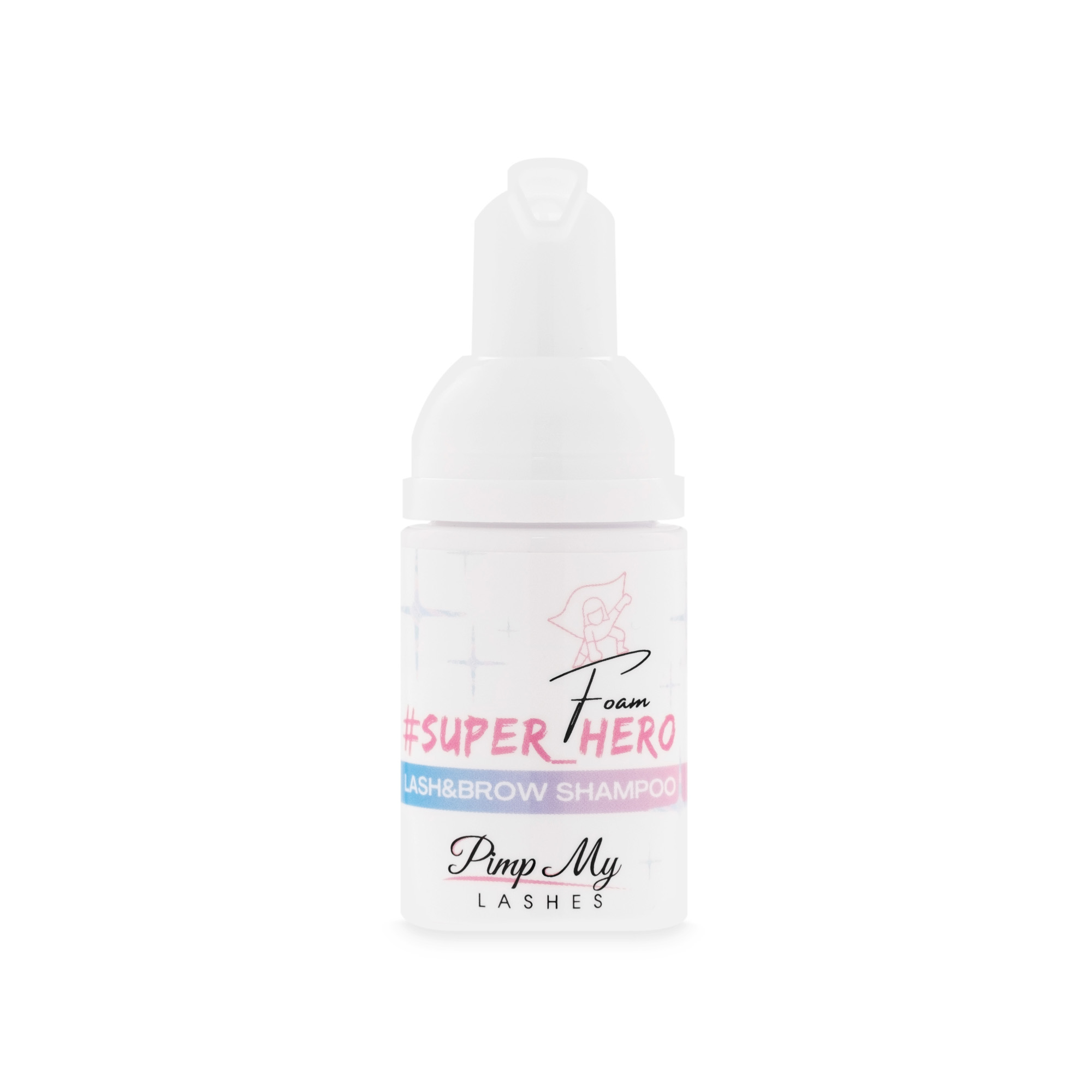 Pianka szampon do brwi i rzęs przedłużanych Super Hero Foam 30 ml Pimp My Lashes - obrazek 3