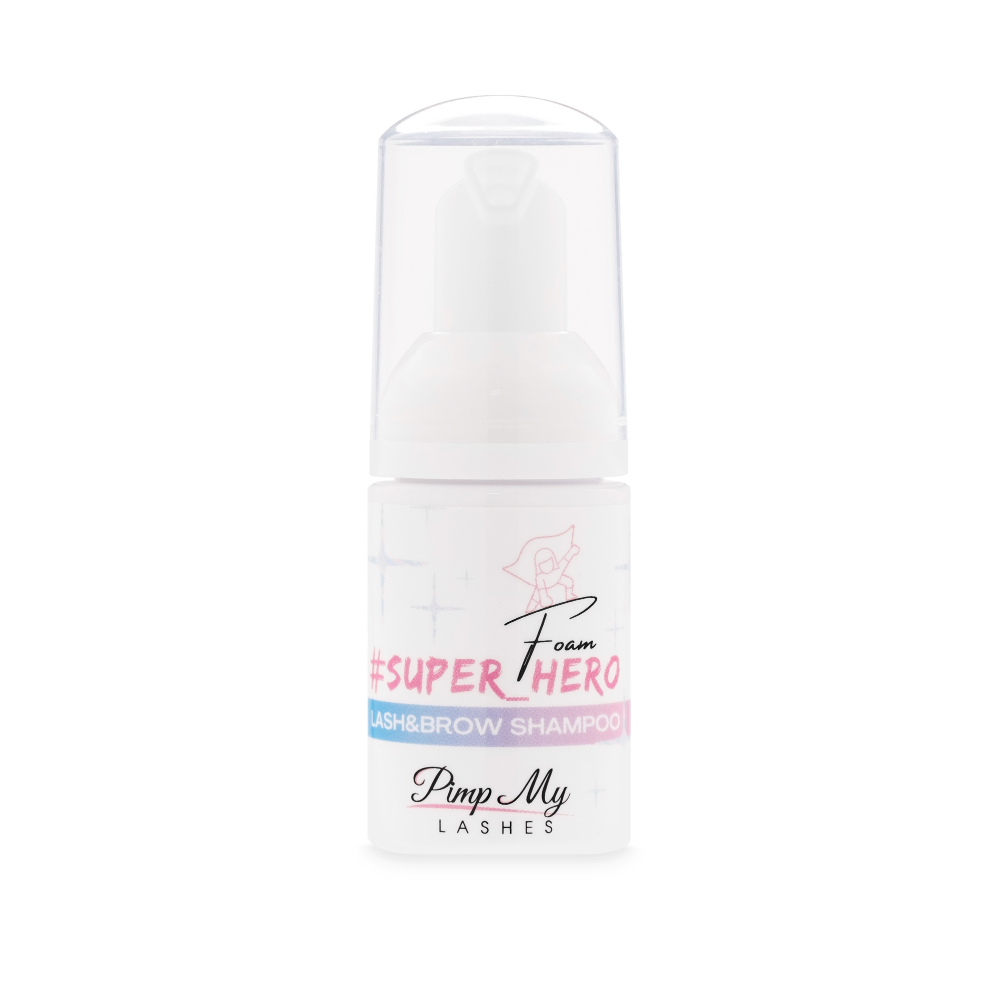 Pianka szampon do brwi i rzęs przedłużanych Super Hero Foam 30 ml Pimp My Lashes